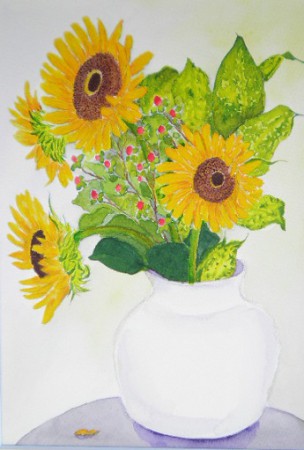 高橋文子　ひまわり　Ｆ４