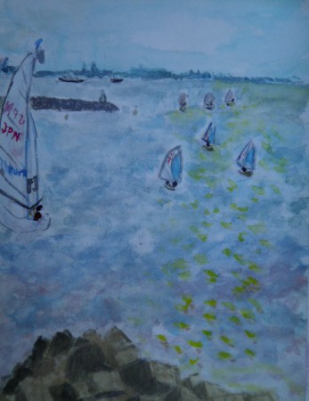 青山清子　海　Ｆ４