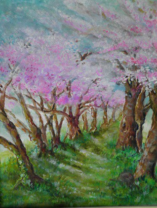 石井信子　桜並木　Ｆ４