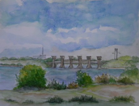 渡辺悦子　行徳水門　Ｆ４